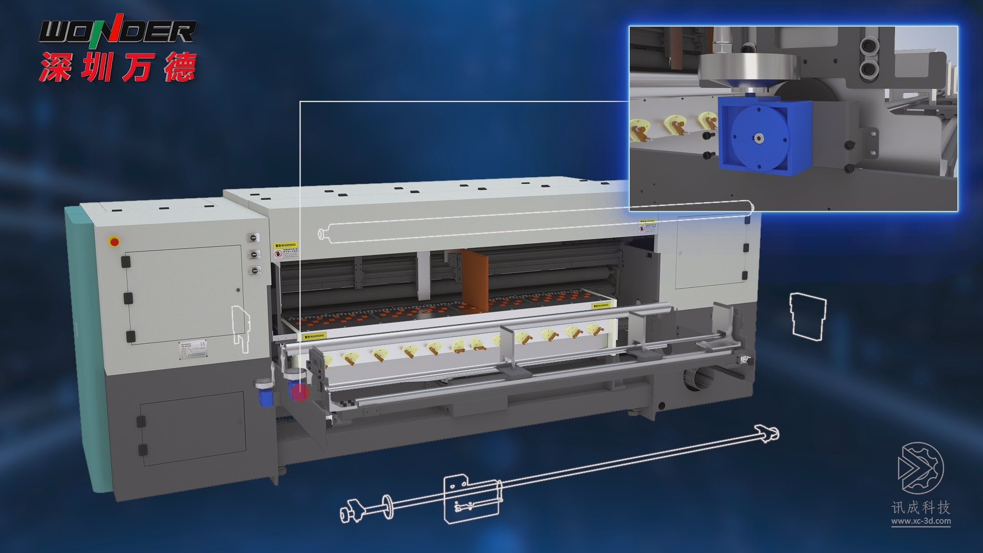 3D animation produced by Xiamen Xuncheng for Shenzhen Wande