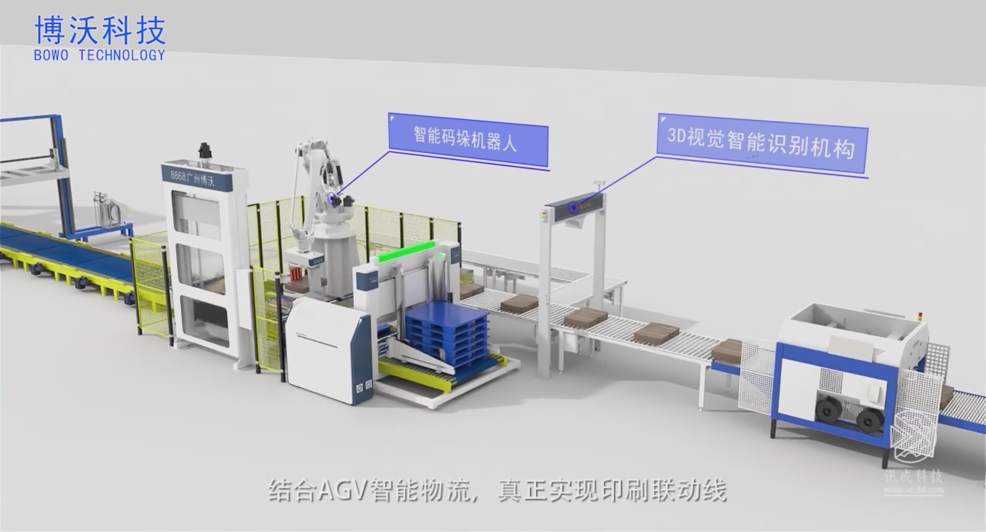 Xiamen Xuncheng produced 3D animation for Guangzhou Bowo